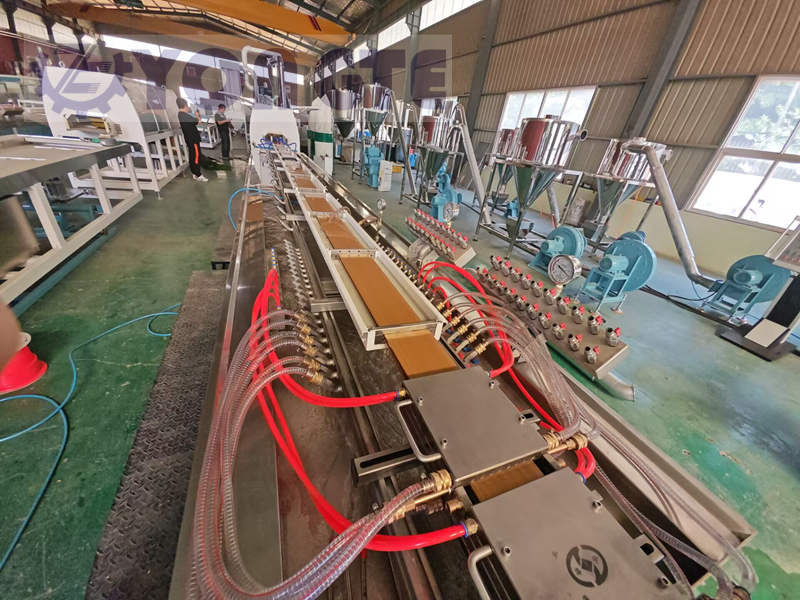 Yongte Plastics Machinery: Making Wood-Plastic Composite (WPC) Car Interior Flooring 