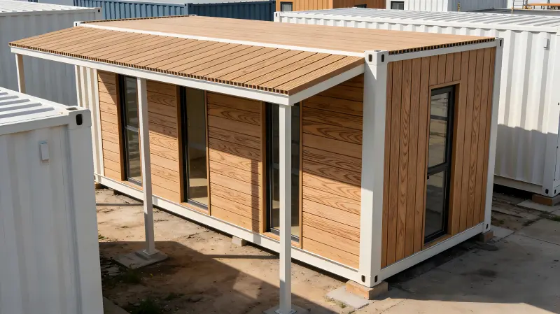 Εφαρμογή των Προφίλ WPC στην κατασκευή Container House