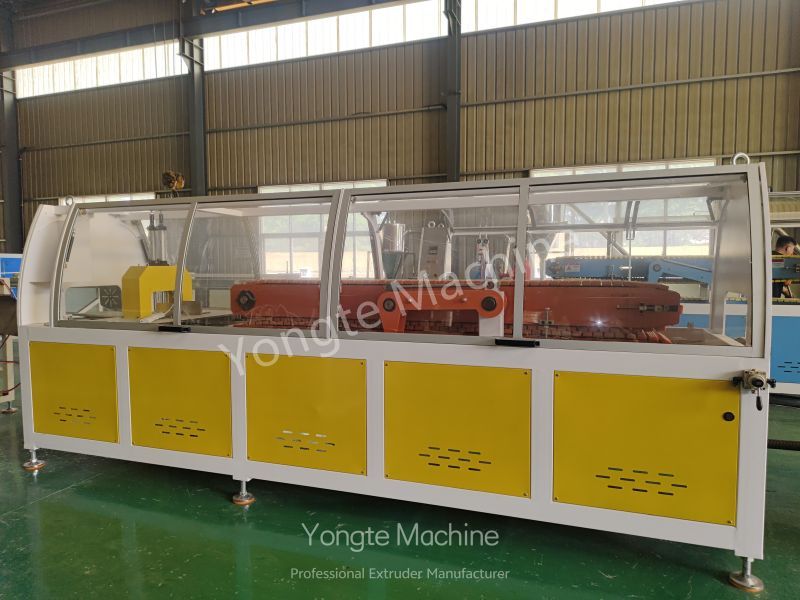 high speed wpc profile tractor and cutter
