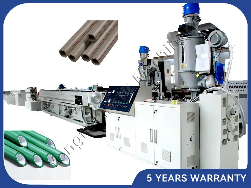 16-63mm Τρία στρώματα PPR Hot Water Pipe Extrusion Machine