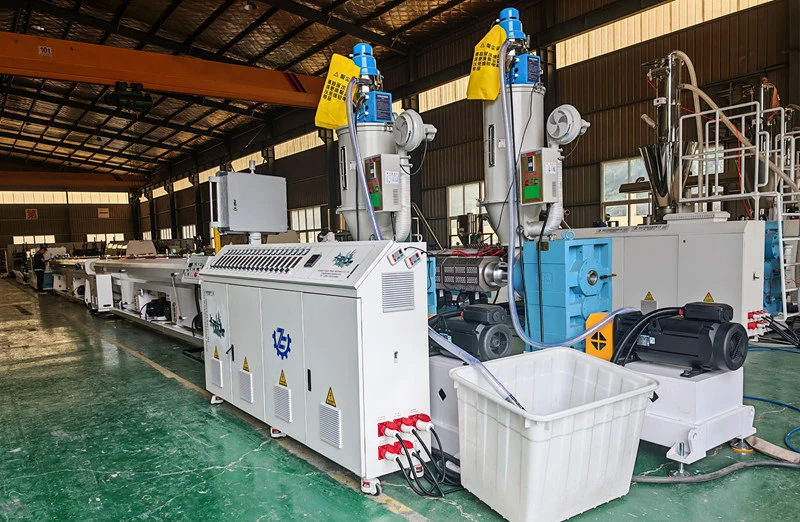 75-160mm PPR Pipe Co-extrusion Line Successful Project στην Αλγερία