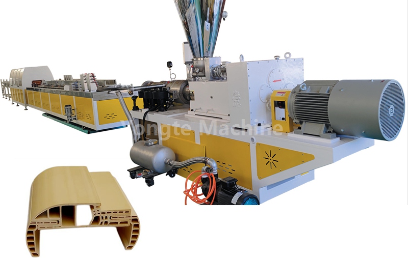 wpc door profile extrusion line wpc door profile extrusion line